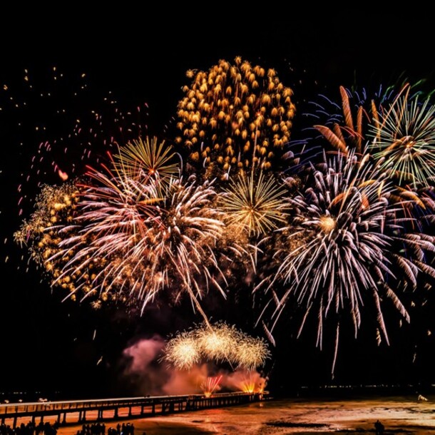 Soirée et feu d'artifice